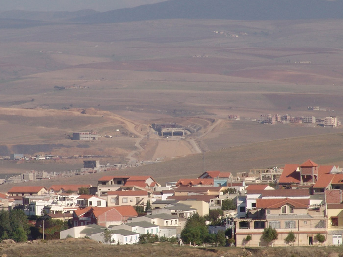 tunnel en cours de construction